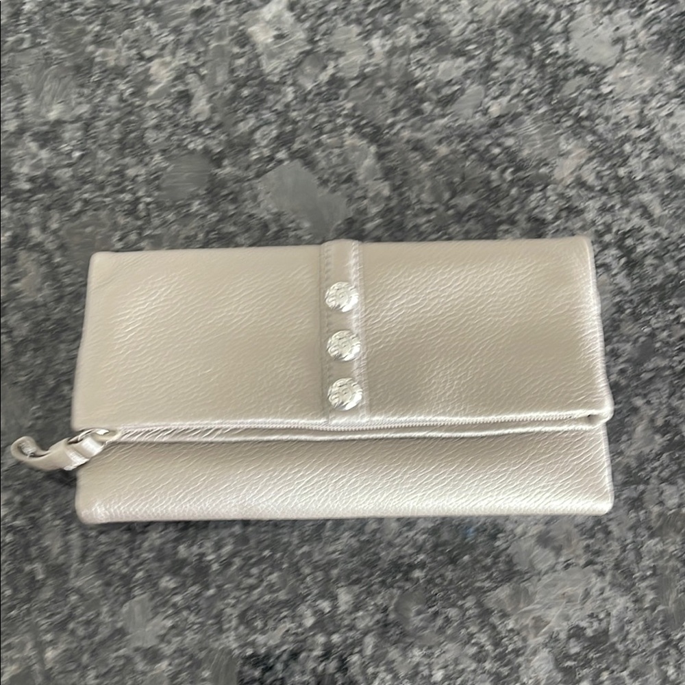 Brighton Silver Wallet with Silver Embellishments
Never used